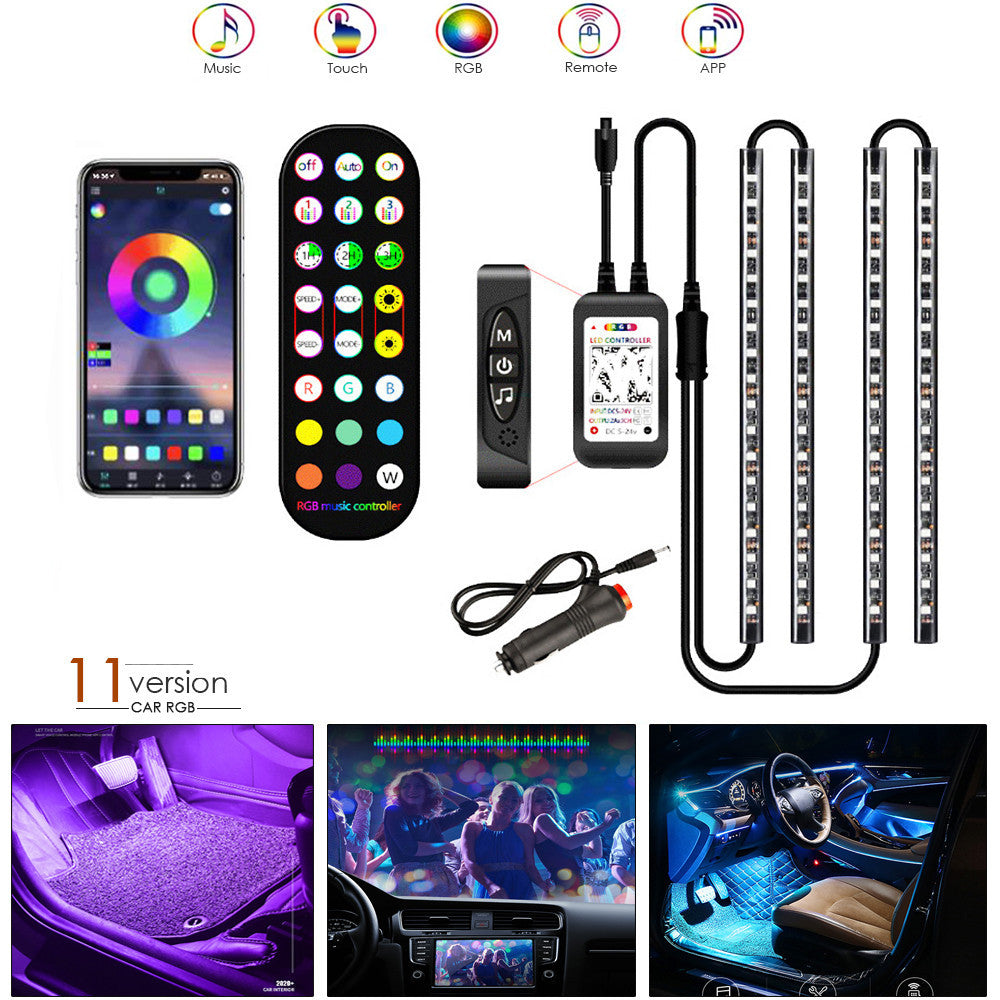 CarGlow™ – Premium RGB LED Ambient Light for Car Interiors