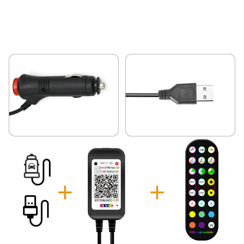 CarGlow™ – Premium RGB LED Ambient Light for Car Interiors